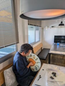 キッズコーナーの時計復活！！