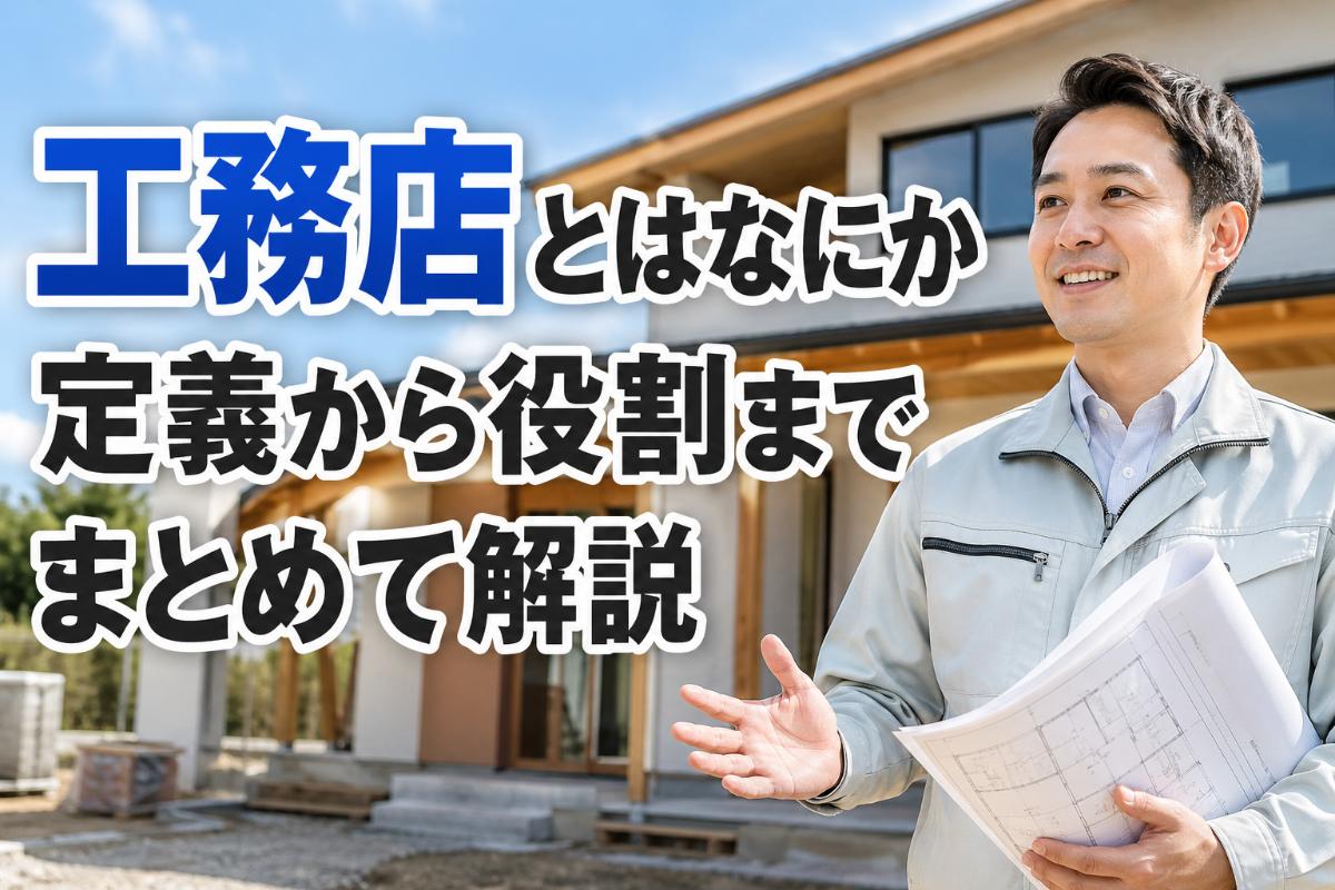 工務店とはなにか定義から役割までまとめて解説