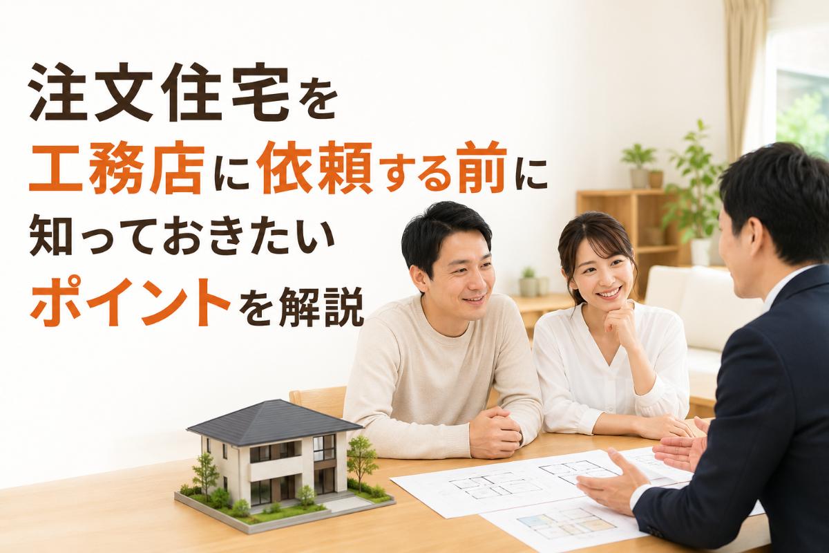 注文住宅を工務店に依頼する前に知っておきたいポイントを解説