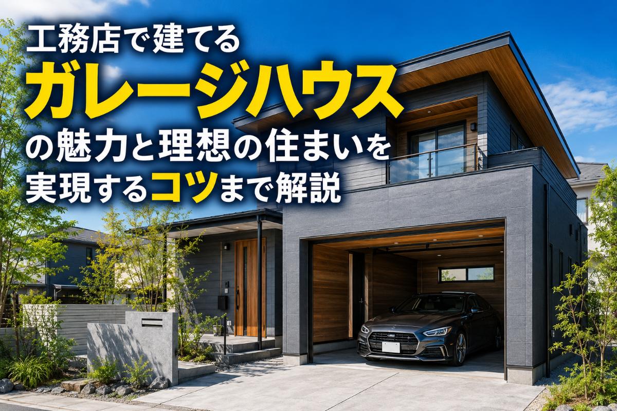 工務店で建てるガレージハウスの魅力と理想の住まいを実現するコツまで解説