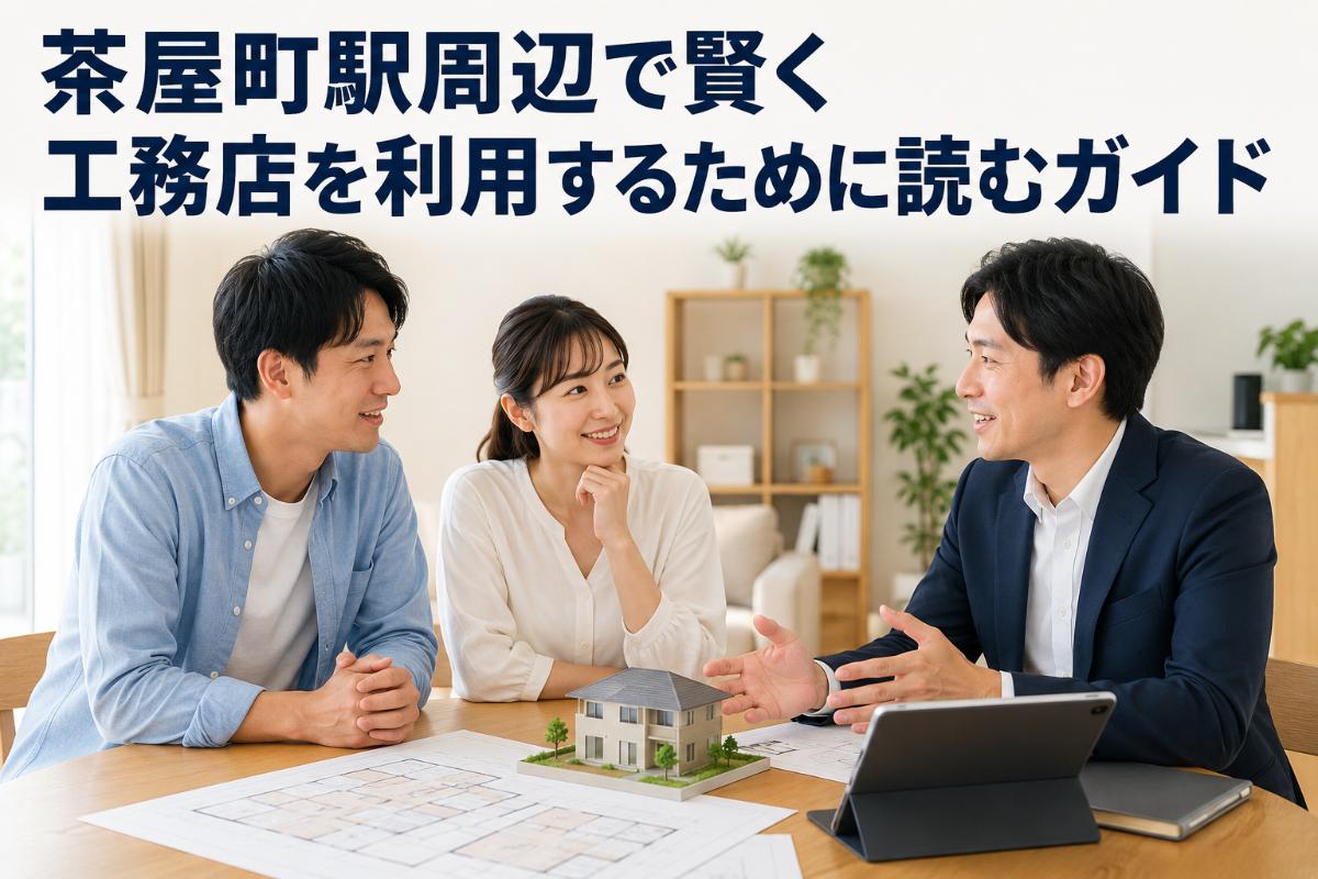 茶屋町駅周辺で賢く工務店を利用するために読むガイド
