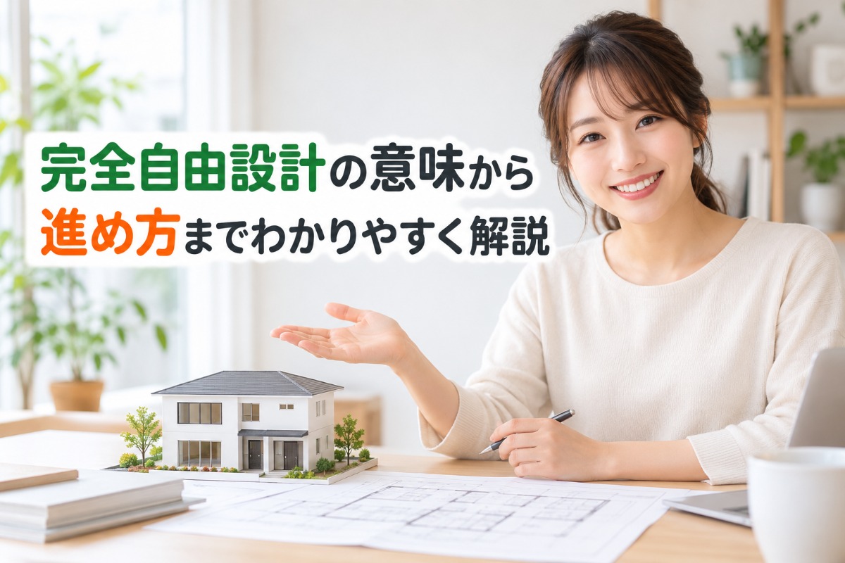 完全自由設計の意味から進め方までわかりやすく解説