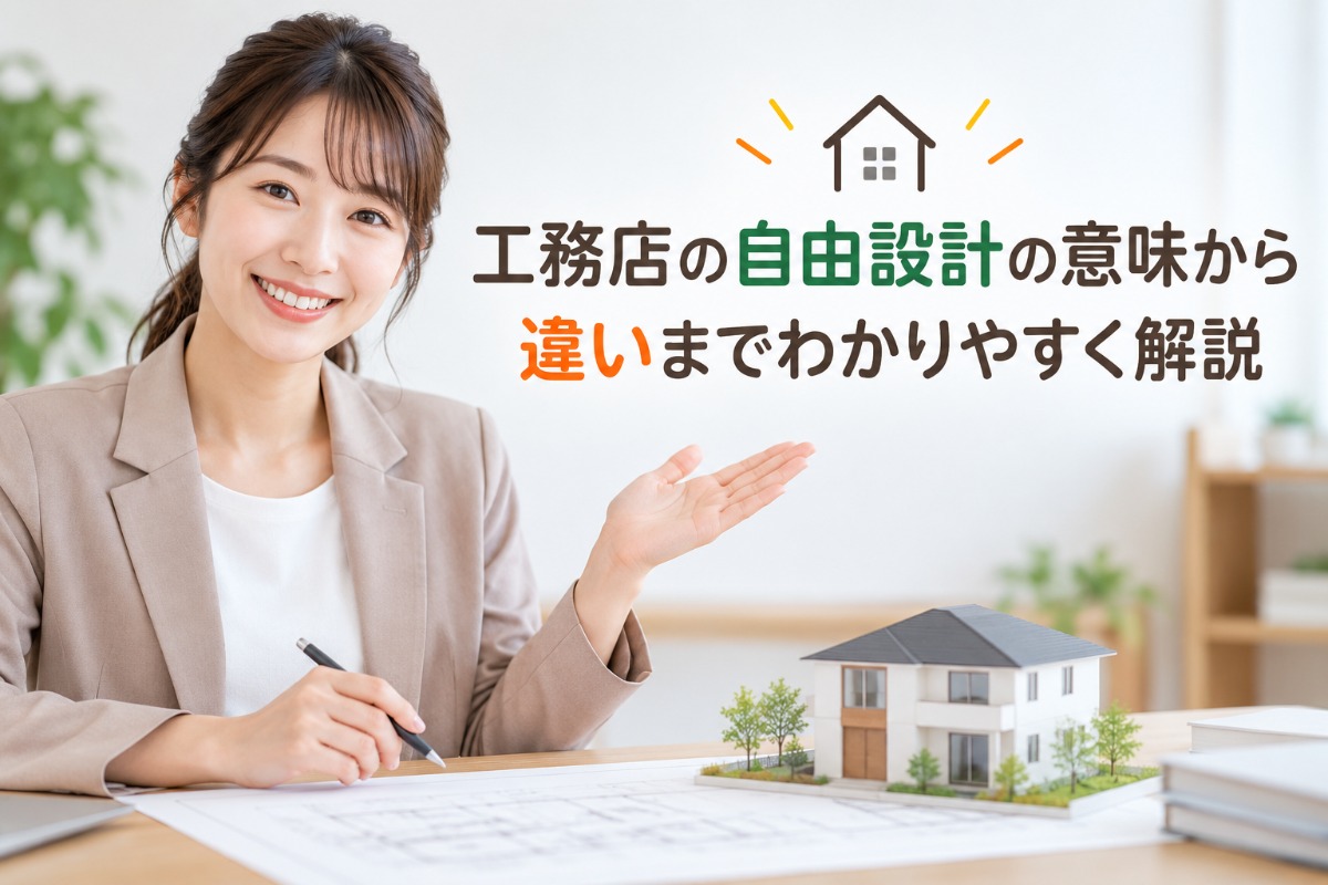 工務店の自由設計の意味から違いまでわかりやすく解説