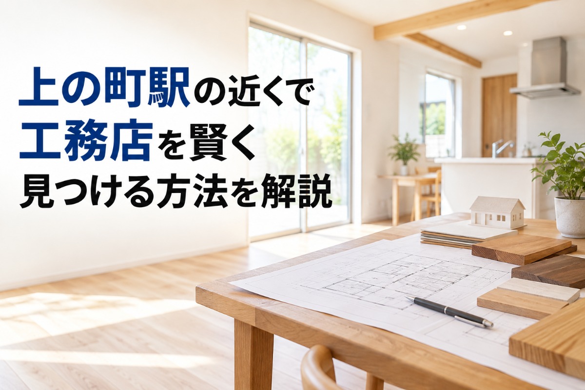 上の町駅の近くで工務店を賢く見つける方法を解説